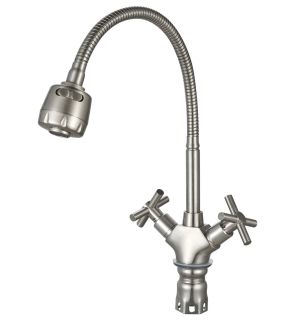 Смеситель для кухни РМС SUS124-279F нержавеющая сталь