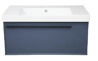 Тумба под раковину La Fenice Elba  FNC-01-ELB-BG-80 матовая синяя 80 см