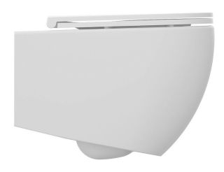 Подвесной унитаз Isvea Infinity 10NF02001SV-2L безободковый крышка микролифт белый матовый