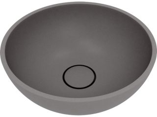 Накладная раковина Florentina Алтея 35см серый шёлк
