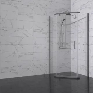 Душевой уголок Triton Дека -Графит Щ0000073929 90x90 см профиль графиит стекло прозрачное