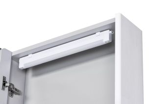 Зеркальный шкаф Акватон Сильва 50см дуб полярный 1A215502SIW7L