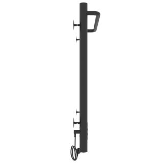 Полотенцесушитель электрический Laris Прайм ЧКЧ П6 400x600 L 73207592 Черный муар