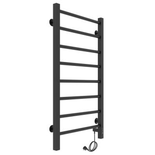 Полотенцесушитель электрический Laris Феличия 73207613 правый П8 40x80см чёрный матовый