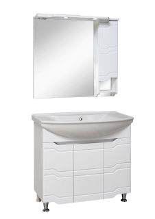 Зеркальный шкаф Runo правый Стиль 85 (00000001116)