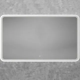 Зеркало с подсветкой ArtMax Genova AM-Gen-1200-800-DS-F-White 120 см белый