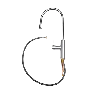 Смеситель для кухни GranFest  7652 хром