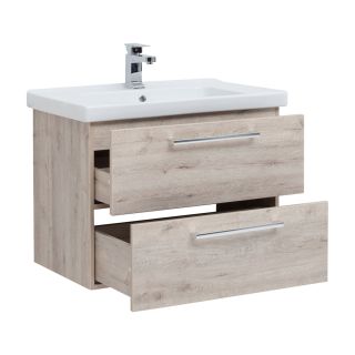 Тумба подвесная Dreja.Rus GIO 80 под умывальник Эйфория-80, дуб кантри