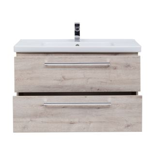 Тумба подвесная Dreja.Rus GIO 100 под умывальник Эйфория-100, дуб кантри