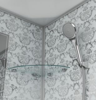 Душевая кабина Niagara Luxe NG-7702W 100x100 см серебро