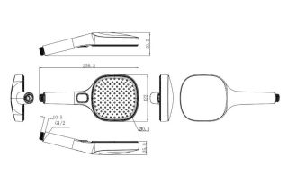 Лейка для душа Raglo R450.51 хром
