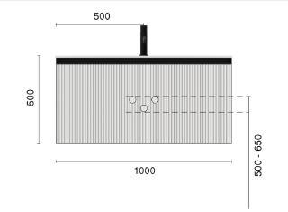 Тумба под раковину Armadi Art Quatro 790-M1-100-CM-RIB-MG 100 см кашемир/золото матовое