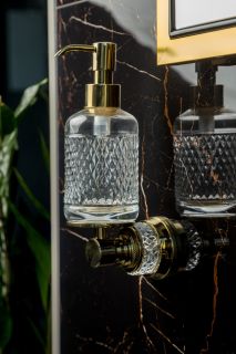 Дозатор для жидкого мыла Boheme Aura 10247-G золото