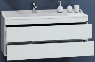 Тумба под раковину СанТа Марс 700255 120см белый