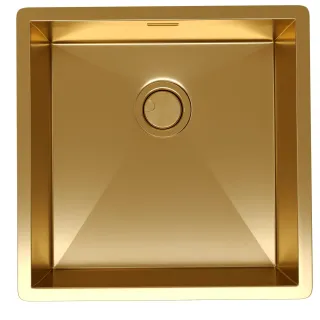 Мойка кухонная Reflexion Como 44-GD RX2044GD брашированное золото