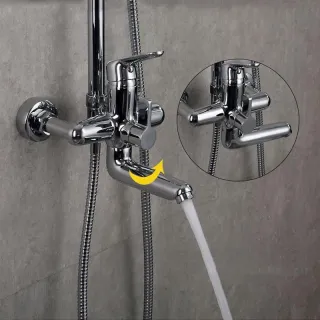 Душевая стойка Frap F2417 хром