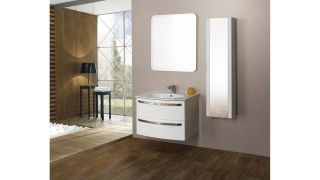 Шкаф-колонна Cezares 35x140 Bianco Lucido Moderno 44676