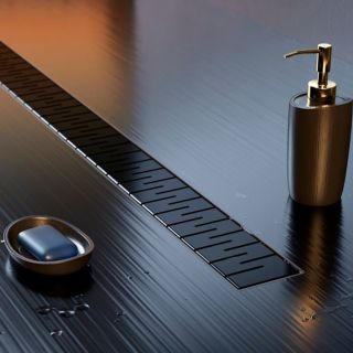 Душевой лоток Paini Medium CH850MC 85см чёрный матовый