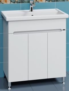 Тумба под раковину СанТа Лондон 224041 80см белый