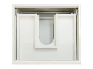 Напольная тумба под раковину Эстет Dallas Luxe ФР-00002309 Л/П 100см три ящика белый