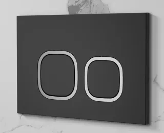 Кнопка смыва Cerutti SPA CR01BK чёрный матовый