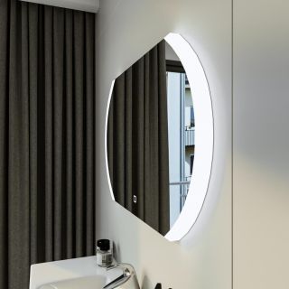 Зеркало с подсветкой Бриклаер Вега/Мальта 4627125415609 100 см сенсор на зеркале