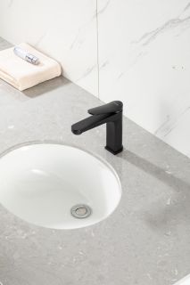 Смеситель для раковины Gappo G1010-6 чёрный