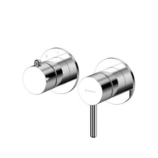 Внешняя часть смесителя на 3 потребителя WHITECROSS 2-Y1243CR хром