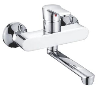 Настенный смеситель для кухни Shevanik S5693 хром