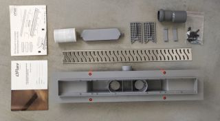 Душевой лоток Paini Harmony CH550HN с рамкой 55см хром глянец