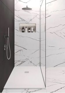 Душевой поддон Starohome Solid 1237475 140x90см белый матовый