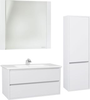 Пенал Bellezza Лоренцо 35см левый белый 00000007033