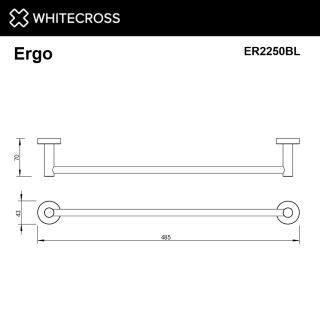 Полотенцедержатель WHITECROSS Ergo ER2250GL 45 см золото