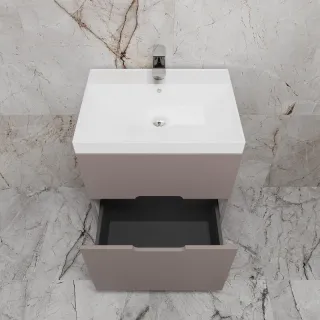 Напольная тумба под раковину Style Line Матис ЛС-00002433 60 см тауп тёмный