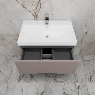 Напольная тумба под раковину Style Line Матис ЛС-00002436 70 см тауп тёмный