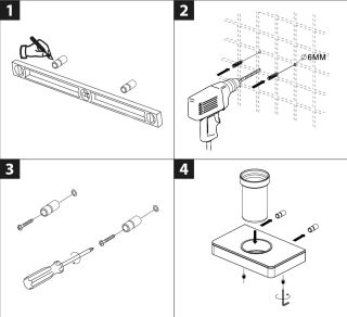 Стакан для зубных щёток Lemark Glass Line 9732036 с держателем чёрный матовый/чёрное стекло