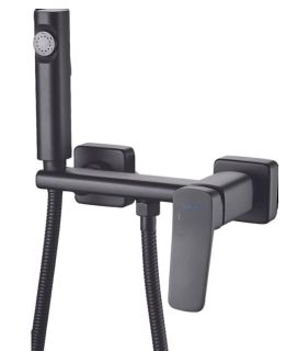 Гигиенический душ со смесителем Shevanik S9905H-1 чёрный