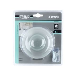 Мыльница FIXSEN стекло TREND GRAPHITE  (FX-98008)