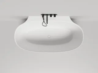 Ванна из искусственного камня Salini Alda Wall S-Sense 101915GRH 170x90см RAL снаружи