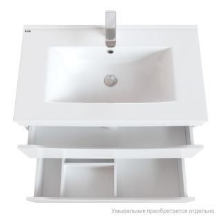 Тумба с раковиной IDDIS Cloud 80см белый CLO80WFi95