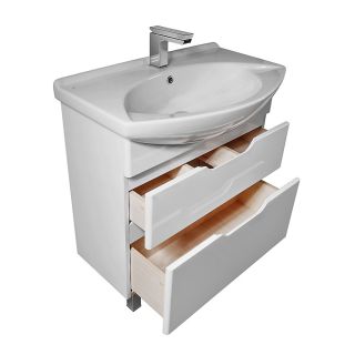 Dreja Тумба Laguna Plus 85, белый лак