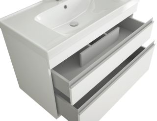 Dreja Тумба Grace Plus 60 белый лак 2 ящ 99.0904