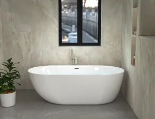 Ванна акриловая Ceruttispa Como CT9901 160x75 см белый