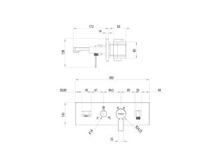 Teska Душевой набор скрытого монтажа ENJOY AS3110
