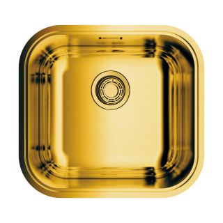 Мойка кухонная Omoikiri Omi 44-U/IF-АB нерж.сталь/латунь