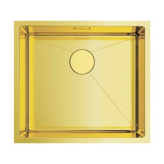 Мойка кухонная Omoikiri Taki 49-U/IF-LG нерж.сталь/светлое золото