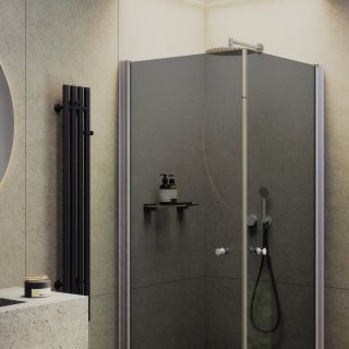 Душевой уголок MaybahGlass MGY-1296-5 80x80см хром матовый