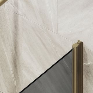 Шторка на ванну MaybahGlass MGV-773-2 50см бронза