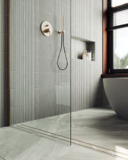 Душевая перегородка MaybahGlass MGD-695-2ш 79см бронза