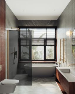 Душевая перегородка MaybahGlass MGD-698-2ш 79см бронза